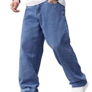 Mens Mid Rise Straight Jeans