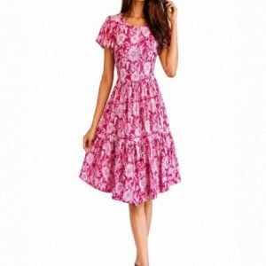 Floral Printed Casual Summer Dress