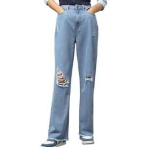 Flying Machine Women's Straight Fit Jeans