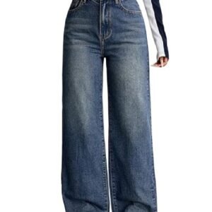 Nifty Women's Denim Stretchable High Waist Baggy Jeans