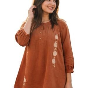 ANNI Designer Cotton Short Kurti for Women