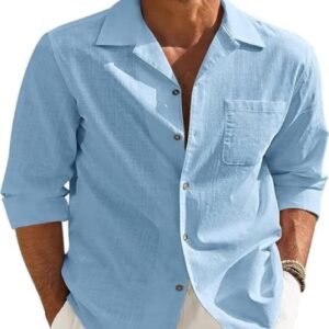 Men’s Casual Cotton Blend Shirt