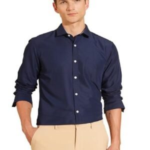 Men's Regular Fit Solid Shirt - Full Sleeve