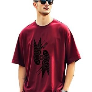 Mens Loose Fit Oversized Printed Cotton T-Shirts