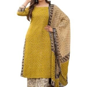 Women's Pure Cotton Straight Kurta Set